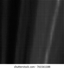 Spotted black and white grunge vector line background. Abstract halftone illustration background. Grunge grid polka dot background pattern
