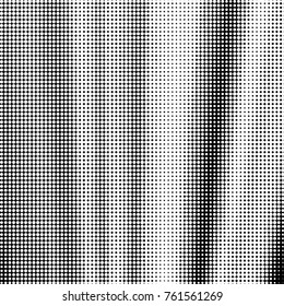 Spotted black and white grunge vector line background. Abstract halftone illustration background. Grunge grid polka dot background pattern

