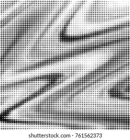 Spotted black and white grunge vector line background. Abstract halftone illustration background. Grunge grid polka dot background pattern
