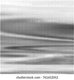Spotted black and white grunge vector line background. Abstract halftone illustration background. Grunge grid polka dot background pattern