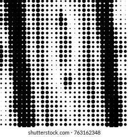 Spotted black and white grunge vector line background. Abstract halftone illustration background. Grunge grid polka dot background pattern