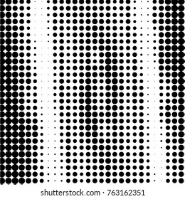Spotted black and white grunge vector line background. Abstract halftone illustration background. Grunge grid polka dot background pattern