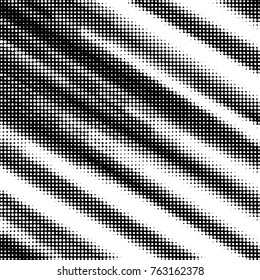 Spotted black and white grunge vector line background. Abstract halftone illustration background. Grunge grid polka dot background pattern