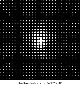 Spotted black and white grunge vector line background. Abstract halftone illustration background. Grunge grid polka dot background pattern
