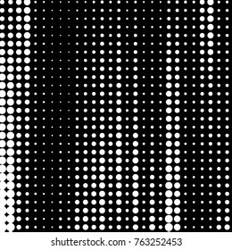 Spotted black and white grunge vector line background. Abstract halftone illustration background. Grunge grid polka dot background pattern
