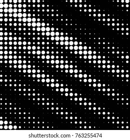 Spotted black and white grunge vector line background. Abstract halftone illustration background. Grunge grid polka dot background pattern
