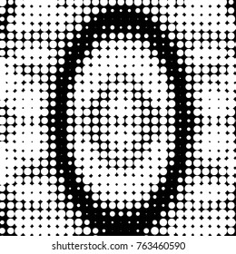 Spotted black and white grunge vector line background. Abstract halftone illustration background. Grunge grid polka dot background pattern
