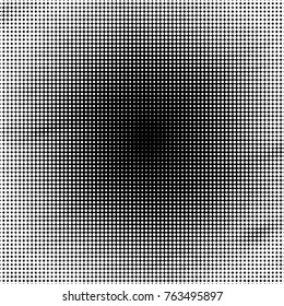 Spotted black and white grunge vector line background. Abstract halftone illustration background. Grunge grid polka dot background pattern
