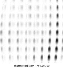 Spotted black and white grunge vector line background. Abstract halftone illustration background. Grunge grid polka dot background pattern
