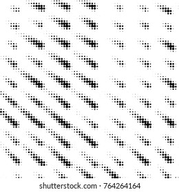 Spotted black and white grunge vector line background. Abstract halftone illustration background. Grunge grid polka dot background pattern
