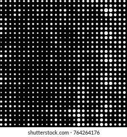 Spotted black and white grunge vector line background. Abstract halftone illustration background. Grunge grid polka dot background pattern
