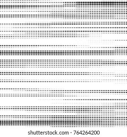 Spotted black and white grunge vector line background. Abstract halftone illustration background. Grunge grid polka dot background pattern
