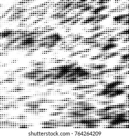 Spotted black and white grunge vector line background. Abstract halftone illustration background. Grunge grid polka dot background pattern
