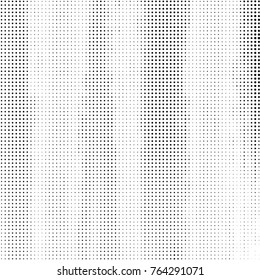 Spotted black and white grunge vector line background. Abstract halftone illustration background. Grunge grid polka dot background pattern
