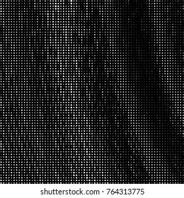 Spotted black and white grunge vector line background. Abstract halftone illustration background. Grunge grid polka dot background pattern

