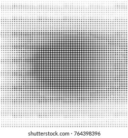 Spotted black and white grunge vector line background. Abstract halftone illustration background. Grunge grid polka dot background pattern
