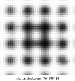 Spotted black and white grunge vector line background. Abstract halftone illustration background. Grunge grid polka dot background pattern
