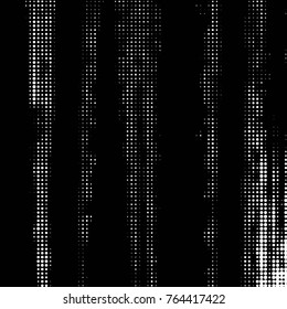 Spotted black and white grunge vector line background. Abstract halftone illustration background. Grunge grid polka dot background pattern

