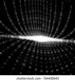 Spotted black and white grunge vector line background. Abstract halftone illustration background. Grunge grid polka dot background pattern
