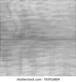 Spotted black and white grunge vector line background. Abstract halftone illustration background. Grunge grid polka dot background pattern
