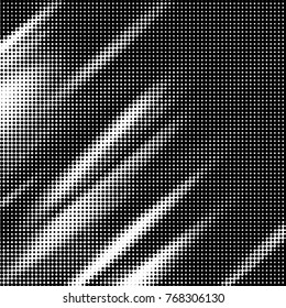 Spotted black and white grunge vector line background. Abstract halftone illustration background. Grunge grid polka dot background pattern
