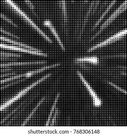 Spotted black and white grunge vector line background. Abstract halftone illustration background. Grunge grid polka dot background pattern

