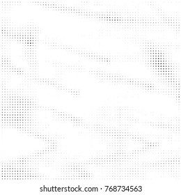 Spotted black and white grunge vector line background. Abstract halftone illustration background. Grunge grid polka dot background pattern
