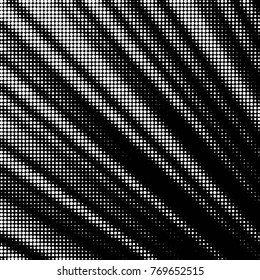 Spotted black and white grunge vector line background. Abstract halftone illustration background. Grunge grid polka dot background pattern
