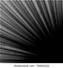 Spotted black and white grunge vector line background. Abstract halftone illustration background. Grunge grid polka dot background pattern
