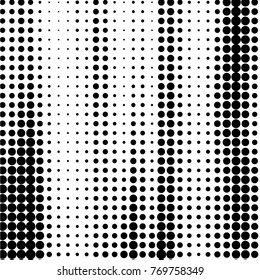 Spotted black and white grunge vector line background. Abstract halftone illustration background. Grunge grid polka dot background pattern

