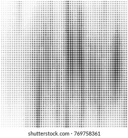 Spotted black and white grunge vector line background. Abstract halftone illustration background. Grunge grid polka dot background pattern
