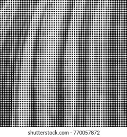 Spotted black and white grunge vector line background. Abstract halftone illustration background. Grunge grid polka dot background pattern
