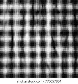 Spotted black and white grunge vector line background. Abstract halftone illustration background. Grunge grid polka dot background pattern

