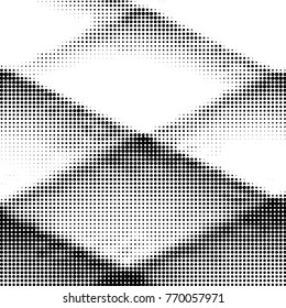 Spotted black and white grunge vector line background. Abstract halftone illustration background. Grunge grid polka dot background pattern
