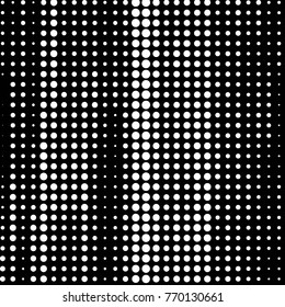 Spotted black and white grunge vector line background. Abstract halftone illustration background. Grunge grid polka dot background pattern
