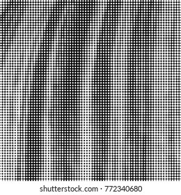 Spotted black and white grunge vector line background. Abstract halftone illustration background. Grunge grid polka dot background pattern
