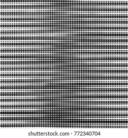 Spotted black and white grunge vector line background. Abstract halftone illustration background. Grunge grid polka dot background pattern
