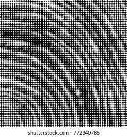 Spotted black and white grunge vector line background. Abstract halftone illustration background. Grunge grid polka dot background pattern
