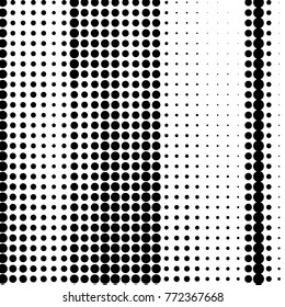 Spotted black and white grunge vector line background. Abstract halftone illustration background. Grunge grid polka dot background pattern
