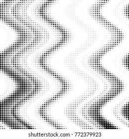 Spotted black and white grunge vector line background. Abstract halftone illustration background. Grunge grid polka dot background pattern

