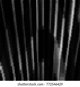 Spotted black and white grunge vector line background. Abstract halftone illustration background. Grunge grid polka dot background pattern

