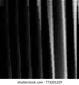 Spotted black and white grunge vector line background. Abstract halftone illustration background. Grunge grid polka dot background pattern

