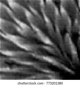 Spotted black and white grunge vector line background. Abstract halftone illustration background. Grunge grid polka dot background pattern
