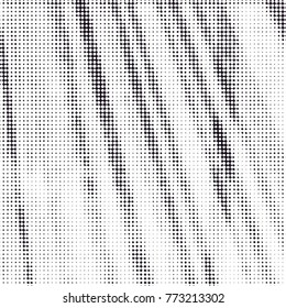 Spotted black and white grunge vector line background. Abstract halftone illustration background. Grunge grid polka dot background pattern
