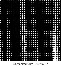 Spotted black and white grunge vector line background. Abstract halftone illustration background. Grunge grid polka dot background pattern
