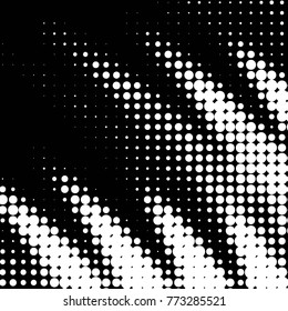 Spotted black and white grunge vector line background. Abstract halftone illustration background. Grunge grid polka dot background pattern
