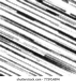Spotted black and white grunge vector line background. Abstract halftone illustration background. Grunge grid polka dot background pattern
