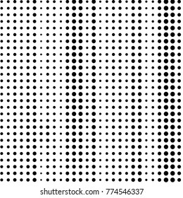 Spotted black and white grunge vector line background. Abstract halftone illustration background. Grunge grid polka dot background pattern
