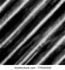 Spotted black and white grunge vector line background. Abstract halftone illustration background. Grunge grid polka dot background pattern
