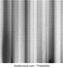 Spotted black and white grunge vector line background. Abstract halftone illustration background. Grunge grid dot background pattern
